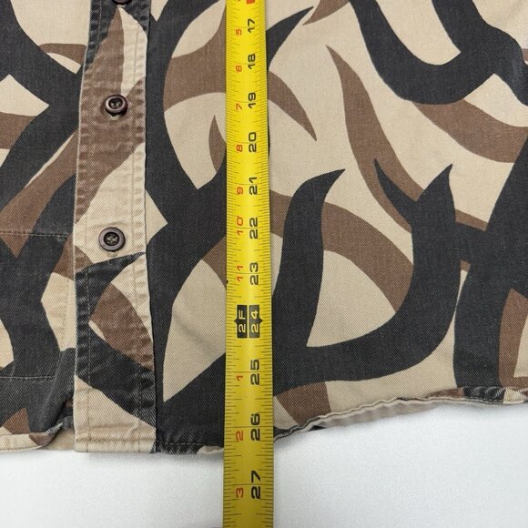 Vintage ASAT Camo BDU Style Button Up Field Shirt Jacket Mens Large Hunting USA - Picture 9 of 9